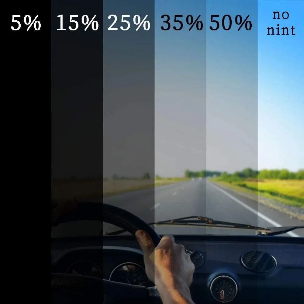 Universal front windshield sun visor film for SUV and sedan
