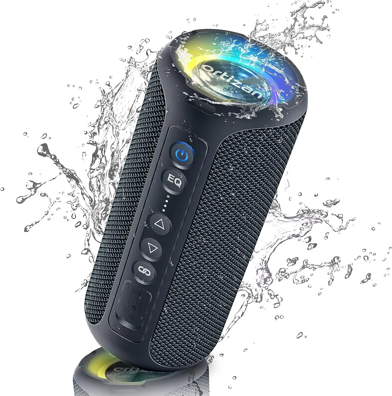 40W deep bass Bluetooth speaker close-up