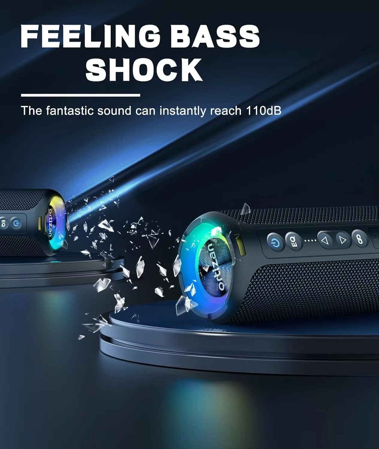 RGB wireless stereo speaker UAE