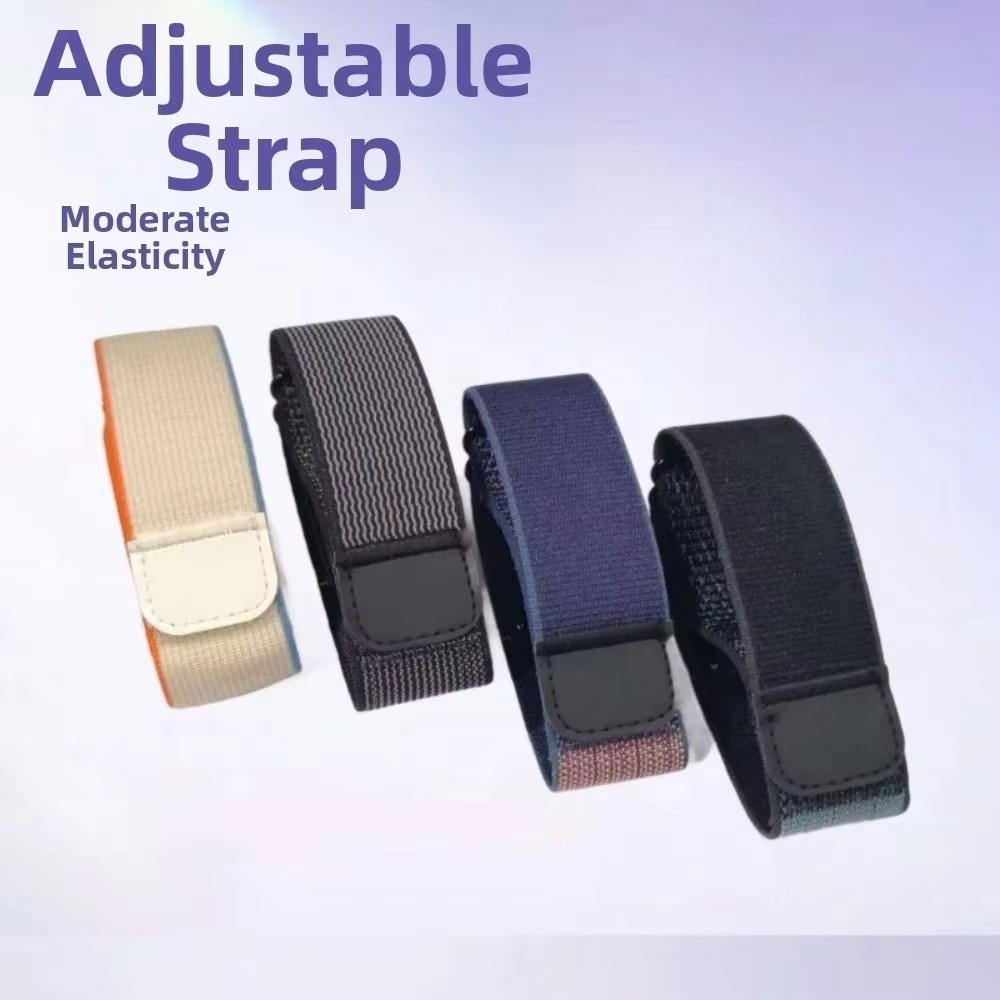 Nylon loop smartwatch strap close-up